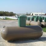 1000 Gallon Below Ground Propane Tank with Riser