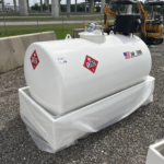 AM Tank 490 Gallon Diesel Fuel Tank with Pump and Containment Pan