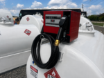 AM Tank 490 Gallon Diesel Fuel Tank with Pump and Containment Pan - Image 3