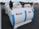 AM Tank 655 Gallon Gasoline Fuel Tank with Pump and Containment Pan