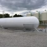 18000 Gallon ASME Propane Storage Skid Tank