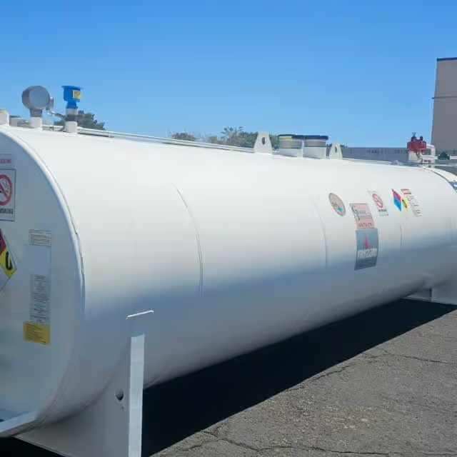 dual-pump-commercial-gasoline-fuel-tank-1.png 4,000 Gallon Dual Pump Commercial Gasoline Fuel Storage Tank - Image 1