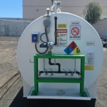 4,000 Gallon Dual Pump Commercial Gasoline Fuel Storage Tank - Image 4
